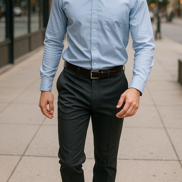 LE 31 Par Simons Stockholm Fit Black Chino Pants 33x32L - Picture 1 of 11